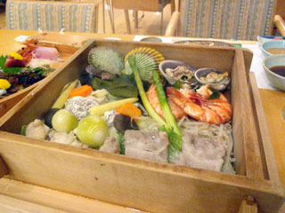 春せいろ蒸し会席コース