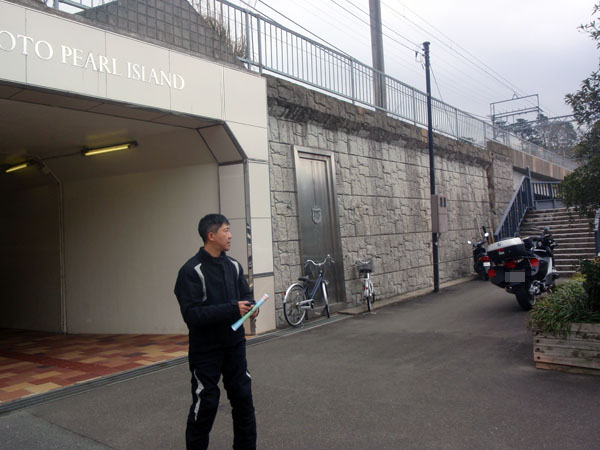 ミキモト真珠島のバイク駐車はここ