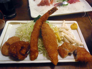 フライ定食
