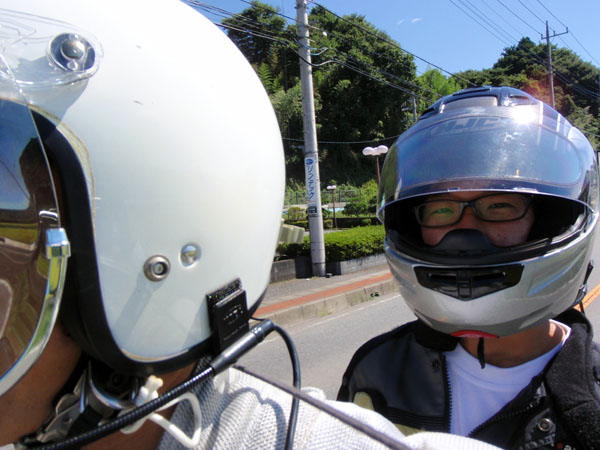 スーパーカブ１１０でタンデム走行