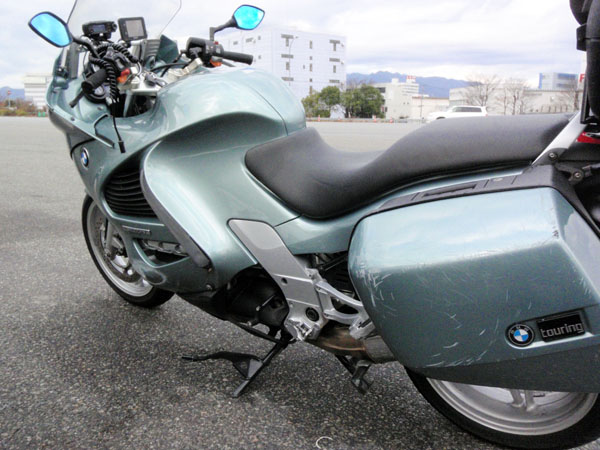 K1200GTの事故による破損状況