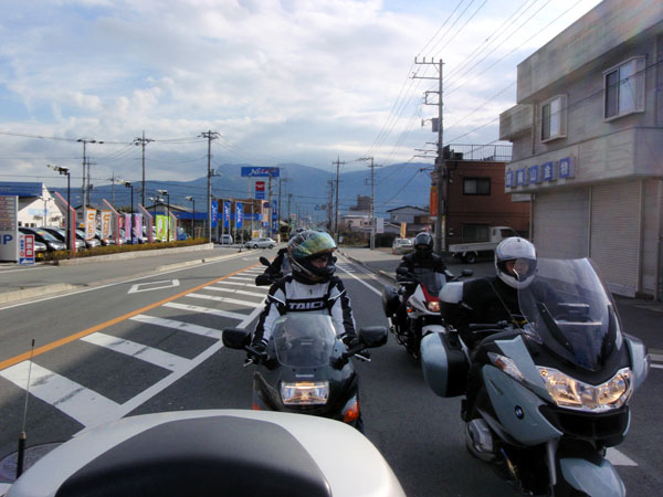 御殿場市街を走行中