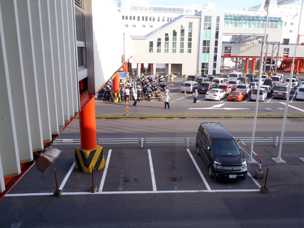 ターミナル内からの景色