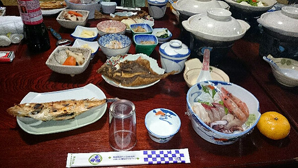 豪華な夕食