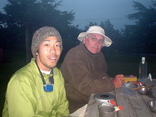 稚内森林公園キャンプ場にて