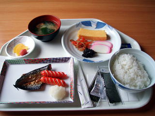 フェリーでの食事