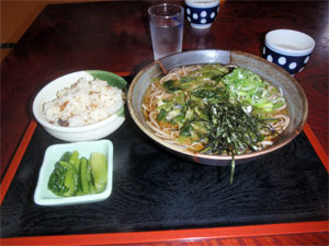 わさびざる蕎麦