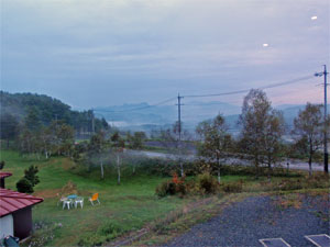 温泉施設から見える景色
