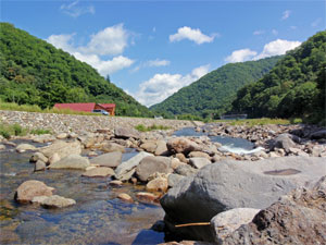 晴れた！七入キャンプ場