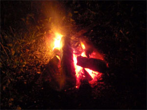 焚き火