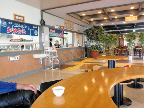 ハイランドしらびそホテル内