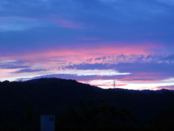 淡路島の夕焼け