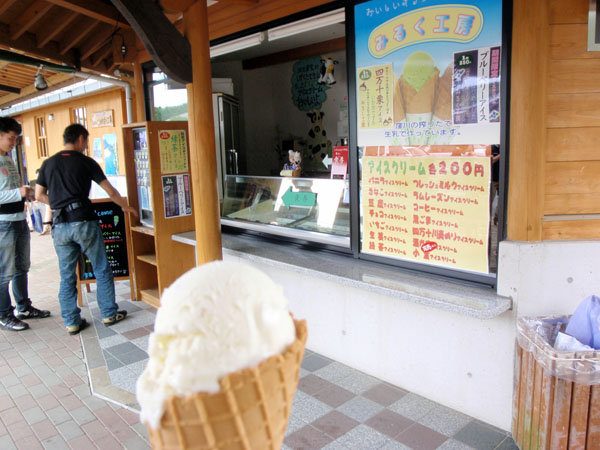 四万十川栗アイスクリーム