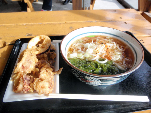 イカ天ととろろうどん