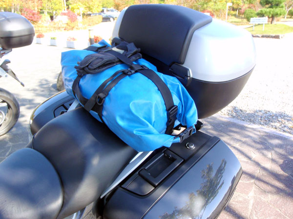 テントの積載方法