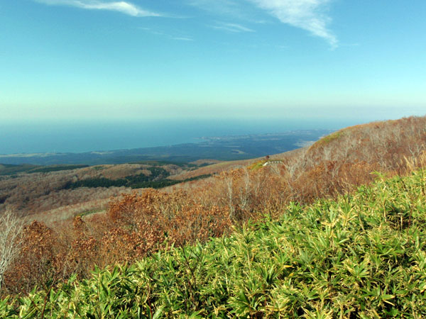 鳥海山からの眺め