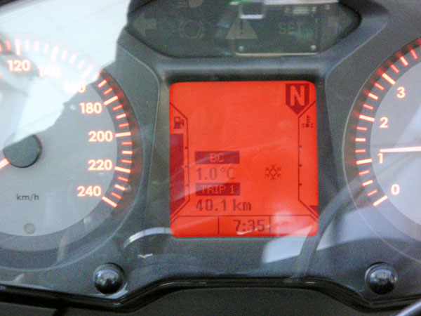 Ｒ１２００ＲＴのメーターインジケーター