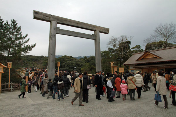 伊勢神宮入口