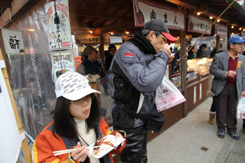イカ食べてます！