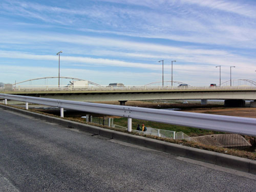 多摩水道橋付近