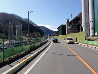 高尾付近の国道２０号線