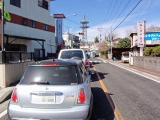 相模湖手前で渋滞
