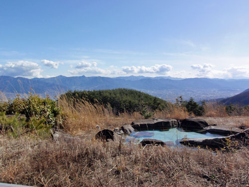 ほったらがし温泉こっちの湯からの眺望