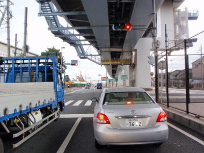 浮島入口付近にて