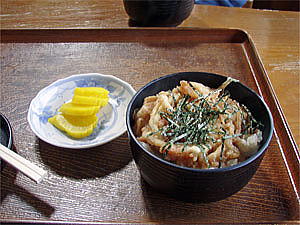 ミニかきあげ丼