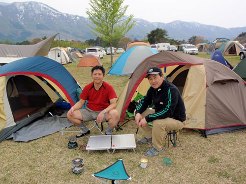 Mk73さんとキャンプ場で再会