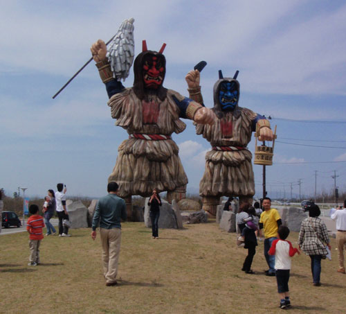 国道１０１号線沿いにて