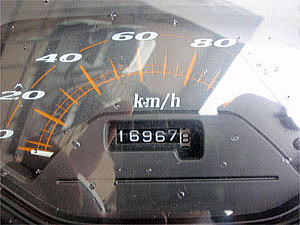 出発時のオドメーター