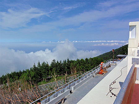 富士山　新五合目にて撮影
