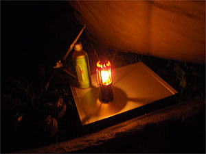 キャンドル式ランタン