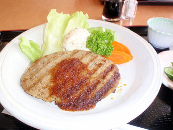 宗谷黒牛ハンバーグ定食