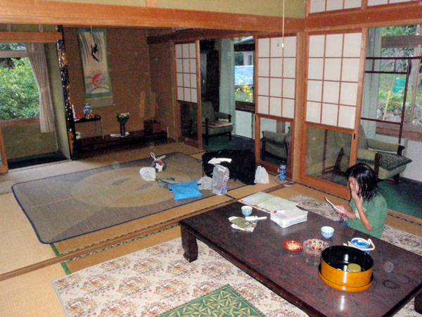 ２部屋分の広々とした部屋