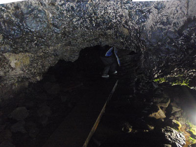 狭い分岐路入口