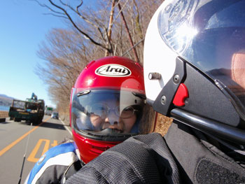 ひかりとお気に入りのヘルメット