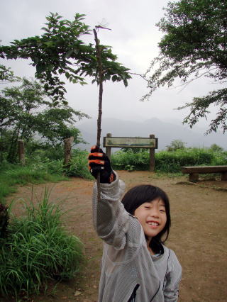 関八州展望台にて