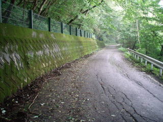 路面状態が悪い道