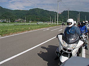 沼田周辺にBMWバイクが集結