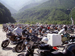 白馬４７のキャンプ場にて