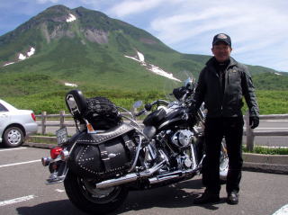 北海道知床峠にて