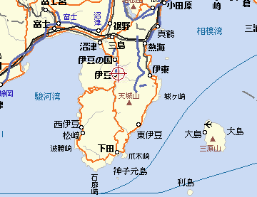 伊豆周遊地図