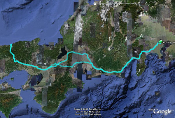東京から鳥取砂丘日帰りツーリング