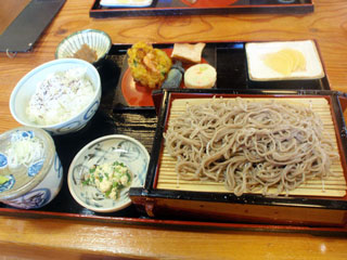 お蕎麦が美味しかった