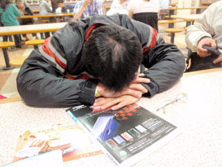 キリンさんグロッキー