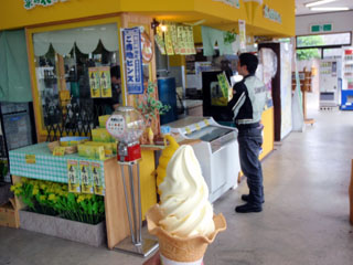 菜の花ソフトのお店