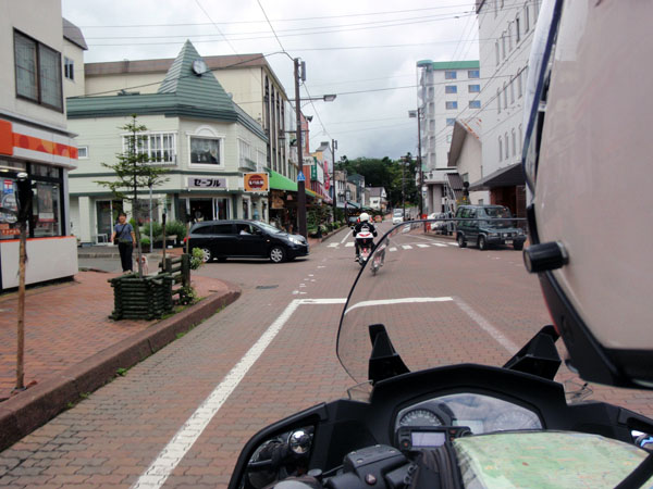 阿寒湖の街並み