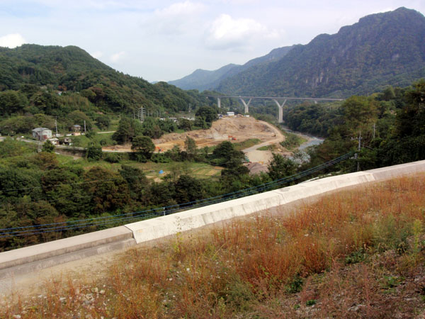 八ツ場ダム方面